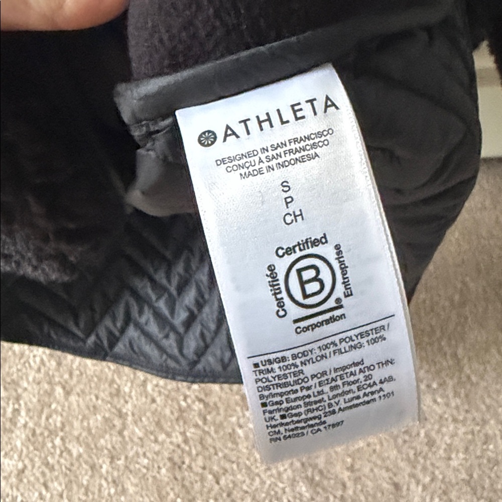 Athleta Cozy Sherpa Snap Zip-Up Pullover - Picture 9 of 9